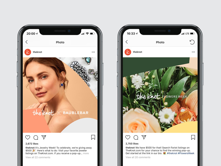 TheKnot婚禮策劃服務(wù)公司品牌形象升級改造案例，方案涉及廣告語和logo設(shè)計(jì) 