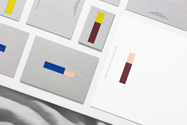 FranklinTill用顏色條塑造全新品牌形象設計，簡約大氣