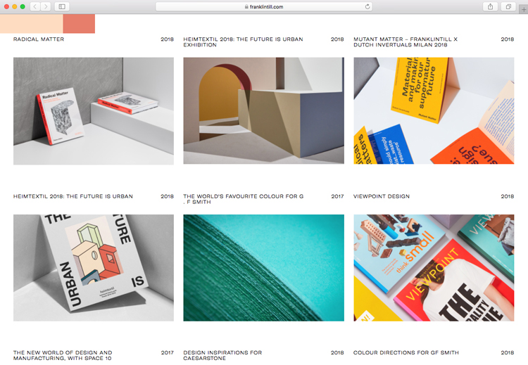 FranklinTill用顏色條塑造全新品牌形象設計，簡約大氣