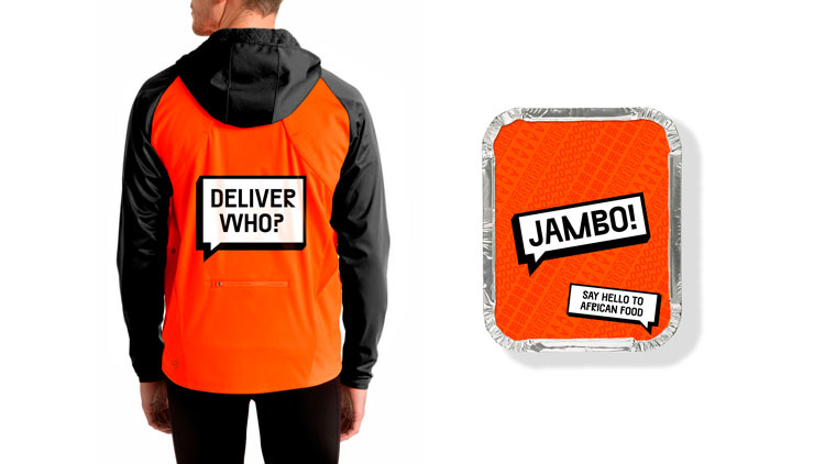 倫敦Jambo餐飲外賣初創(chuàng)企業(yè)“對(duì)話式”品牌形象塑造，logo設(shè)計(jì)