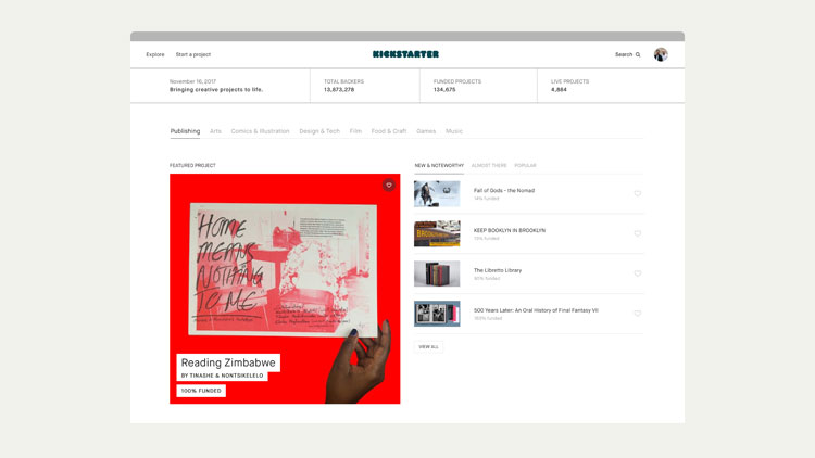 Kickstarter品牌設計方案，品牌視覺創(chuàng)意設計分析