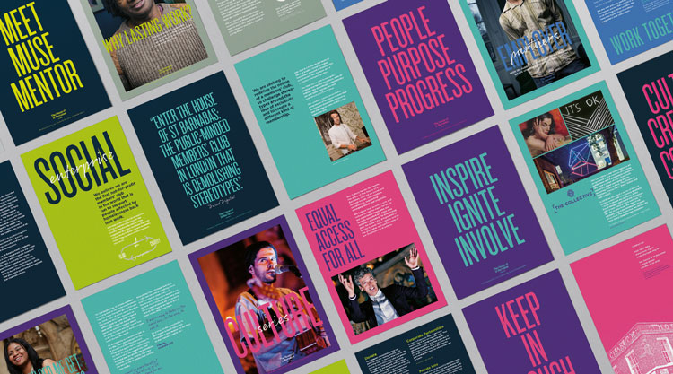 倫敦慈善機(jī)構(gòu)HOSB品牌形象設(shè)計，突出對比和不協(xié)調(diào)