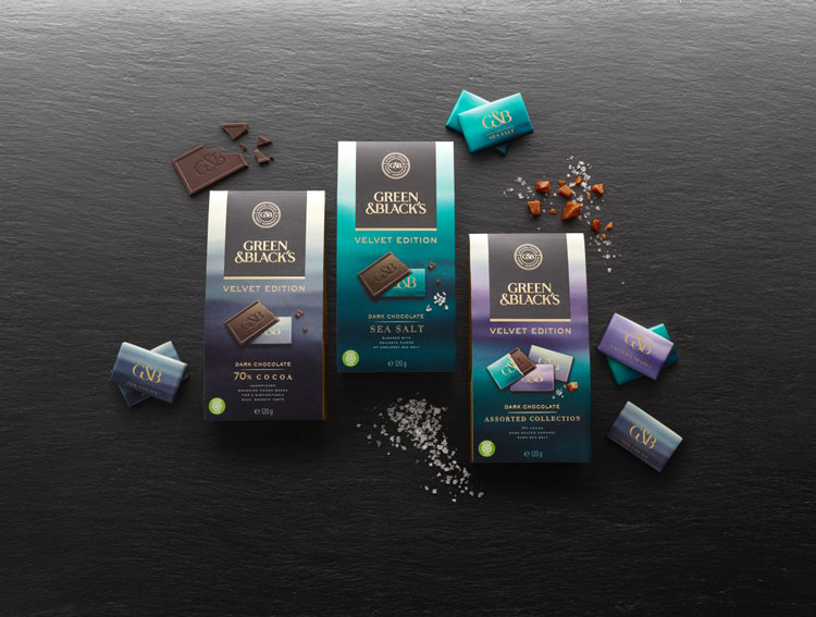 巧克力品牌視覺VI形象設計，放縱和奢華