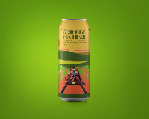 Beatzniks系列啤酒易拉罐插圖包裝設(shè)計(jì)