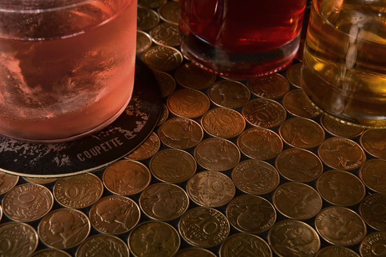 法國酒吧餐廳品牌vi視覺識別設計，充滿古典文化氣息