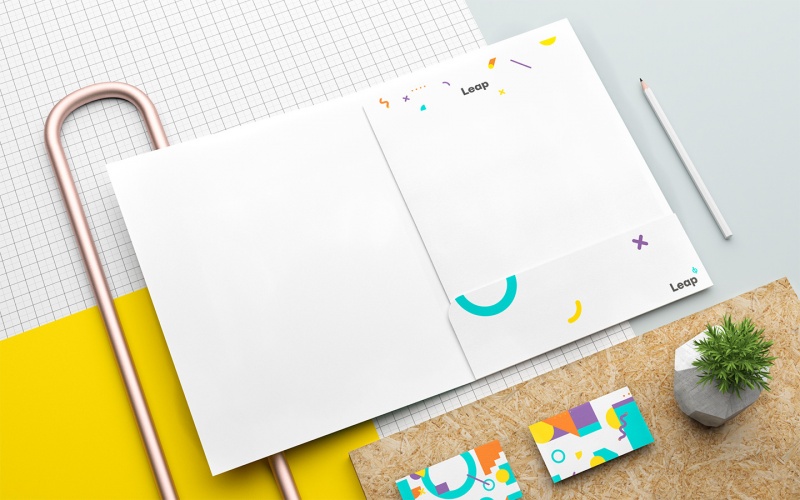 Leap教育培訓(xùn)學(xué)校vi設(shè)計(jì)，字體logo設(shè)計(jì)