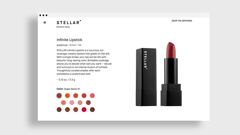 Stellar美妝公司vi品牌形象設(shè)計案例分析