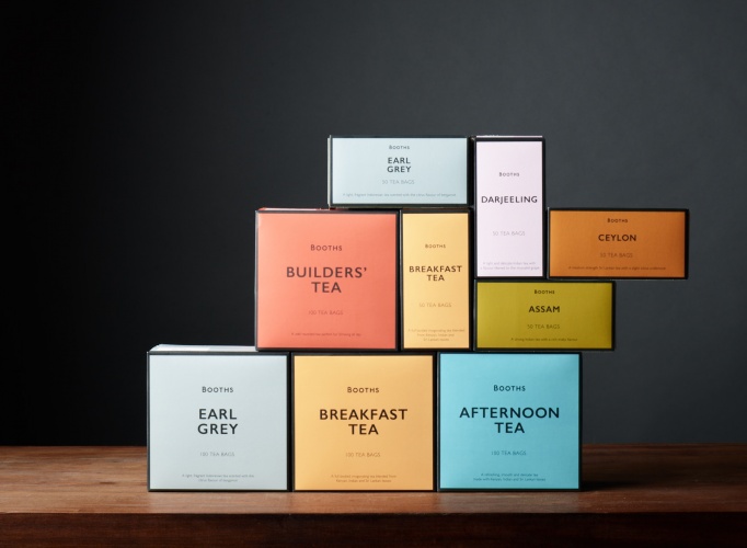 貨架陳列茶葉零售產(chǎn)品包裝設(shè)計(jì)，簡(jiǎn)約現(xiàn)代