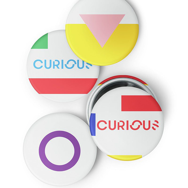 藝術(shù)節(jié)品牌標識設(shè)計，以廣為人知的彩虹旗為基礎(chǔ)