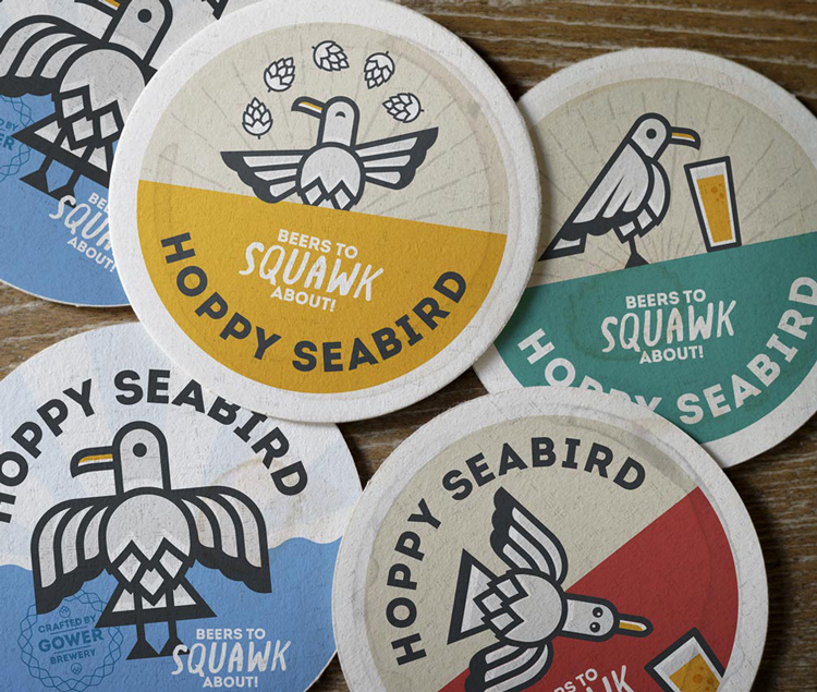 Hoppy Seabird啤酒品牌和包裝設計