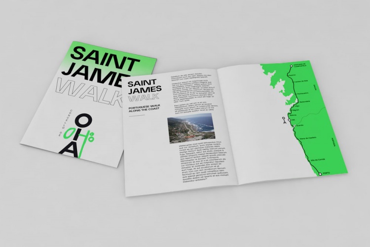 西班牙加利西亞的小鎮(zhèn)旅游景區(qū)logo設(shè)計(jì)， 視覺(jué)vi設(shè)計(jì)