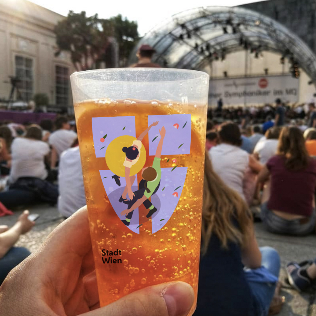 維也納城市形象設(shè)計(jì)，vi設(shè)計(jì)，杯子設(shè)計(jì)